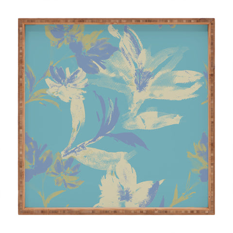 Gabriela Fuente Emma Floral Square Tray