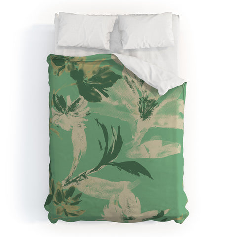 Gabriela Fuente Emma Green Duvet Cover
