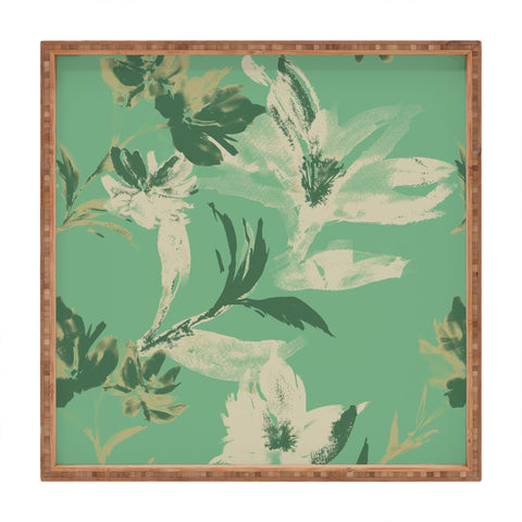Gabriela Fuente Emma Green Square Tray