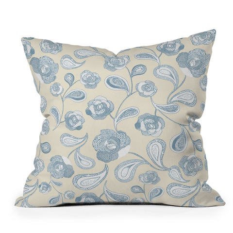 Gabriela Fuente Flo Outdoor Throw Pillow