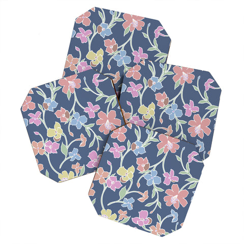 Gabriela Fuente Floral CLub Coaster Set