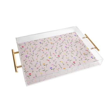 Gabriela Fuente floraland Acrylic Tray