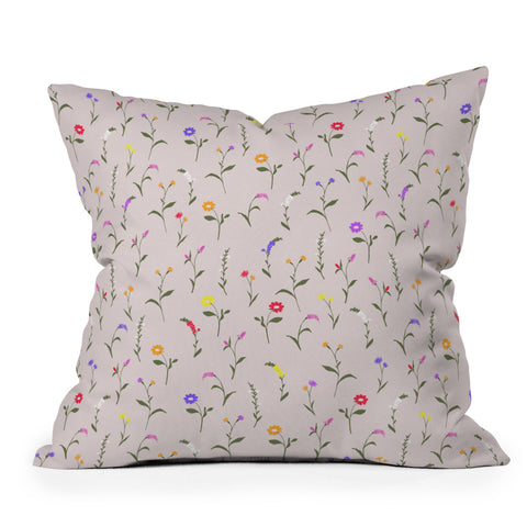 Gabriela Fuente floraland Outdoor Throw Pillow