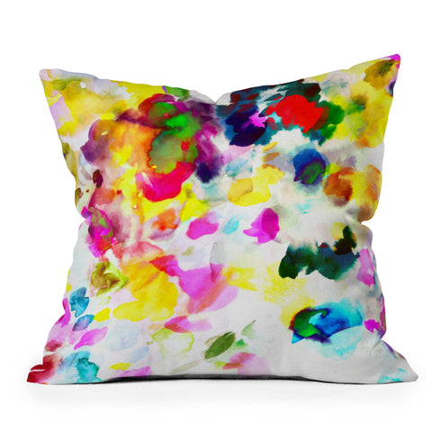 Gabriela Fuente Florastic Outdoor Throw Pillow