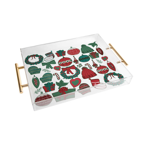 Gabriela Fuente Fun Christmas Acrylic Tray
