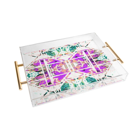 Gabriela Fuente geofloral Acrylic Tray