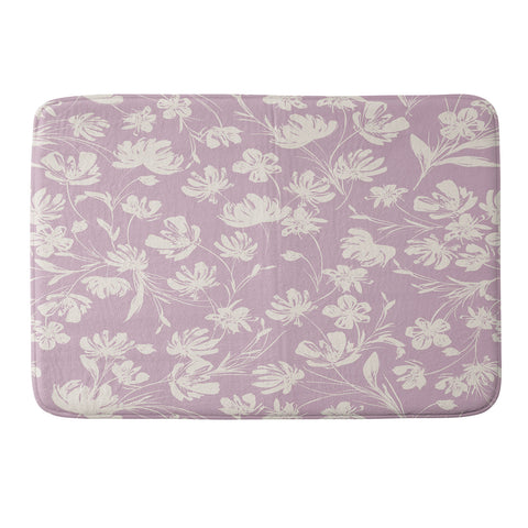 Gabriela Fuente Martine Lilac Memory Foam Bath Mat