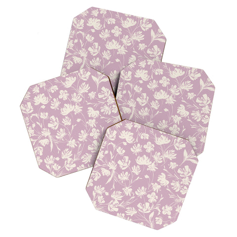 Gabriela Fuente Martine Lilac Coaster Set