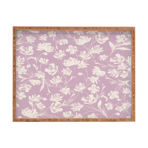 Gabriela Fuente Martine Lilac Rectangular Tray