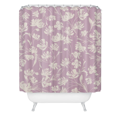 Gabriela Fuente Martine Lilac Shower Curtain