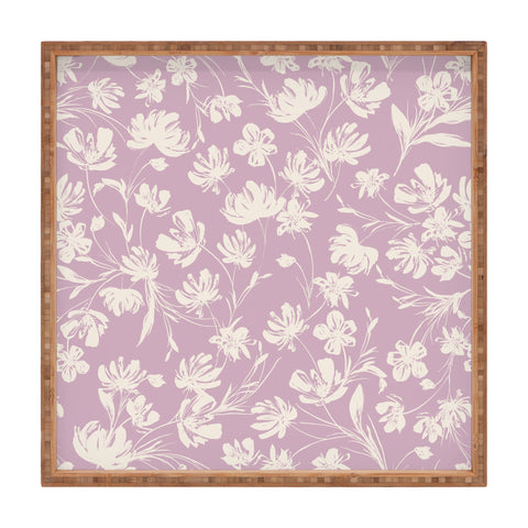 Gabriela Fuente Martine Lilac Square Tray