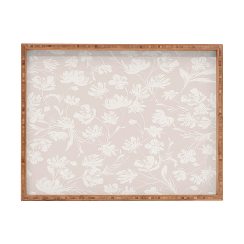 Gabriela Fuente Martine Neutral Rectangular Tray