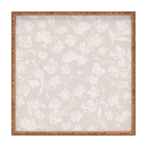 Gabriela Fuente Martine Neutral Square Tray