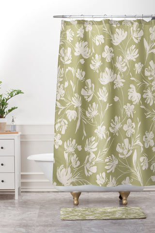 Gabriela Fuente Martine Shower Curtain And Mat