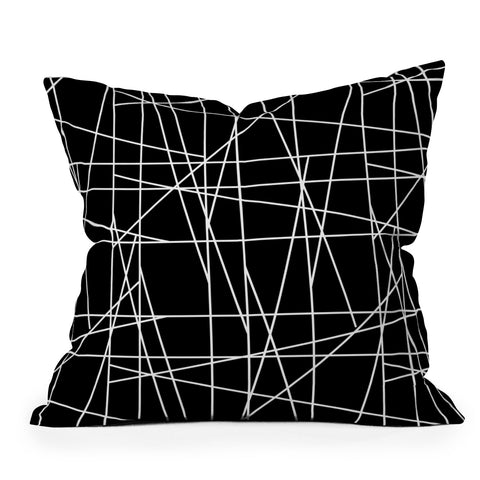 Gabriela Fuente Minimal Art Outdoor Throw Pillow