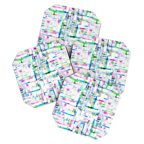 Gabriela Fuente Mix match watercolor Coaster Set
