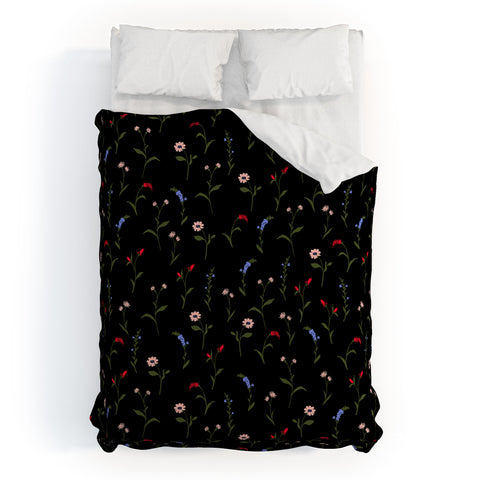 Gabriela Fuente Night Bloom Duvet Cover