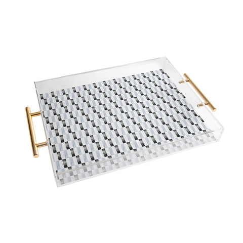 Gabriela Fuente Nordic Stripe Acrylic Tray