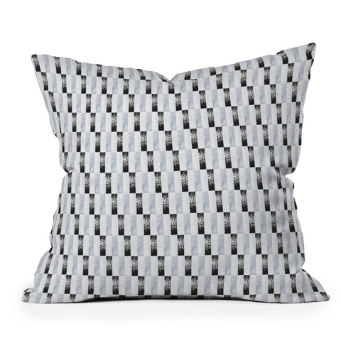 Gabriela Fuente Nordic Stripe Outdoor Throw Pillow