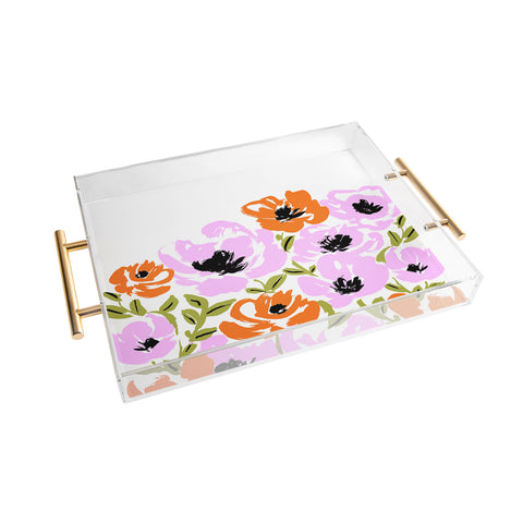 Gabriela Fuente pink fun Acrylic Tray