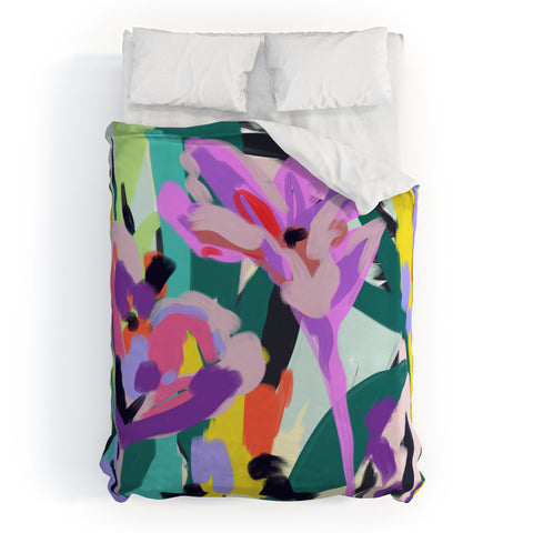Gabriela Fuente Pink splash Duvet Cover