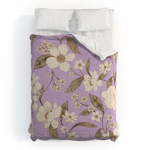 Gabriela Fuente Roberta lilac Comforter
