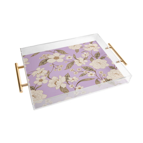 Gabriela Fuente Roberta lilac Acrylic Tray