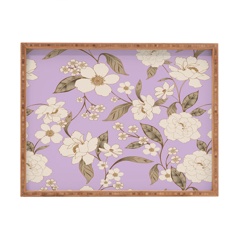 Gabriela Fuente Roberta lilac Rectangular Tray