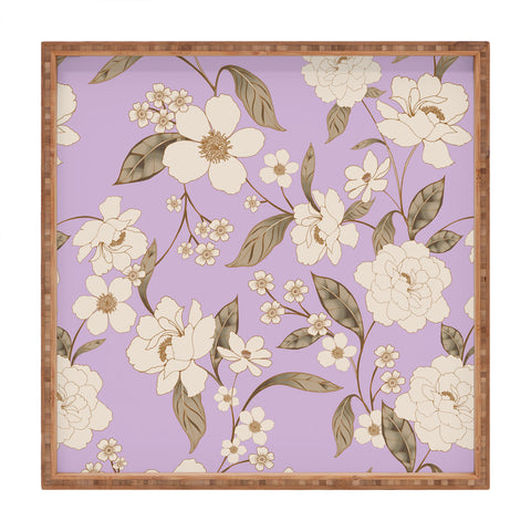 Gabriela Fuente Roberta lilac Square Tray