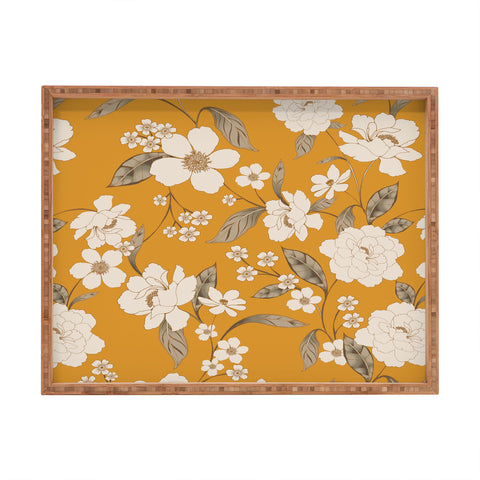 Gabriela Fuente Roberta Sunflower Rectangular Tray