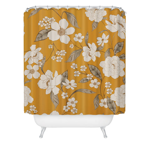 Gabriela Fuente Roberta Sunflower Shower Curtain