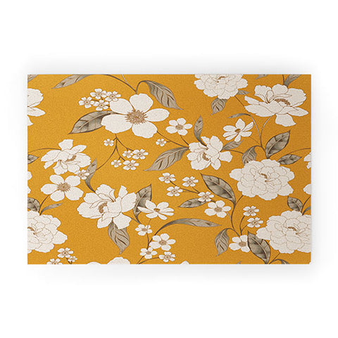 Gabriela Fuente Roberta Sunflower Welcome Mat
