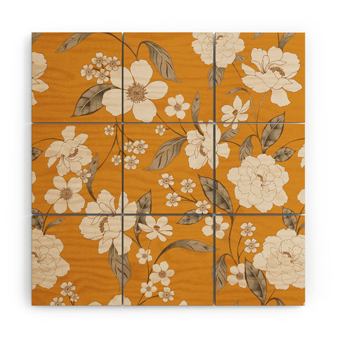 Gabriela Fuente Roberta Sunflower Wood Wall Mural
