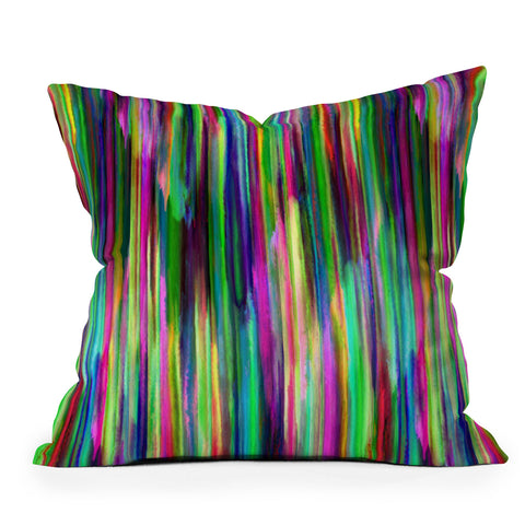 Gabriela Fuente Stripe me Outdoor Throw Pillow