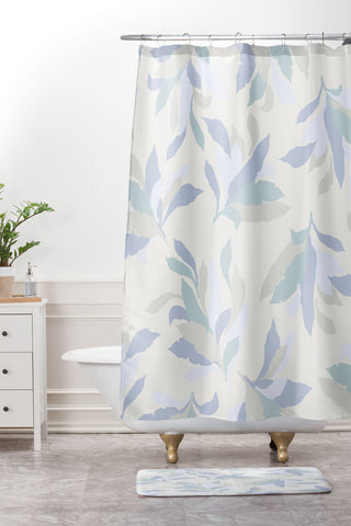 Gabriela Fuente Tawaya Shower Curtain And Mat