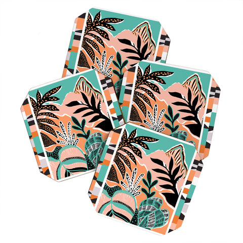 Gabriela Fuente The tropicana Coaster Set