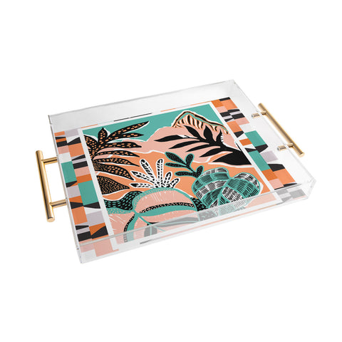 Gabriela Fuente The tropicana Acrylic Tray