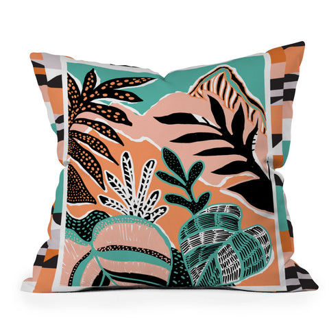 Gabriela Fuente The tropicana Outdoor Throw Pillow