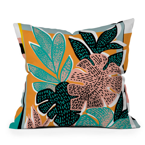 Gabriela Fuente Tropicanna Outdoor Throw Pillow