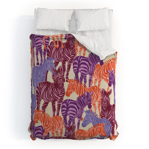 Gabriela Fuente Zebra Time Comforter