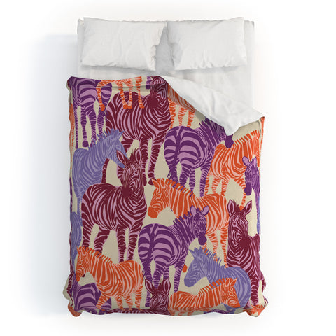 Gabriela Fuente Zebra Time Duvet Cover