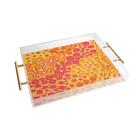 Gabriela Larios Alegra Orange Acrylic Tray