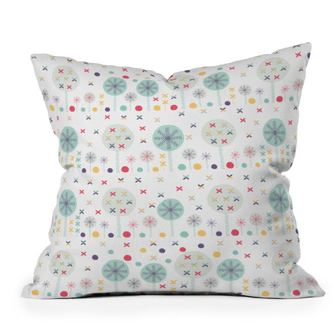 Gabriela Larios Arboflora Outdoor Throw Pillow