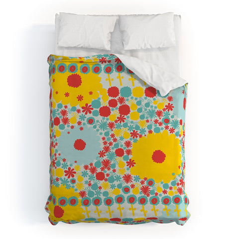 Gabriela Larios Blumenfield Bright Duvet Cover