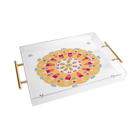 Gabriela Larios Crown Of Fishes Acrylic Tray