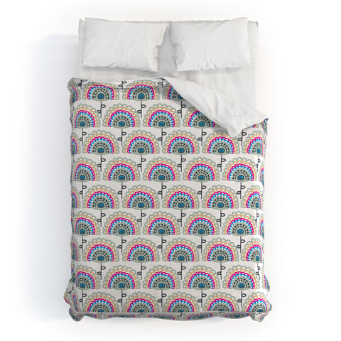 Gabriela Larios Flowers 1 Duvet Cover