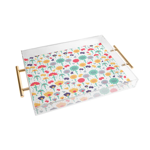 Gabriela Larios Mochi flowers Acrylic Tray