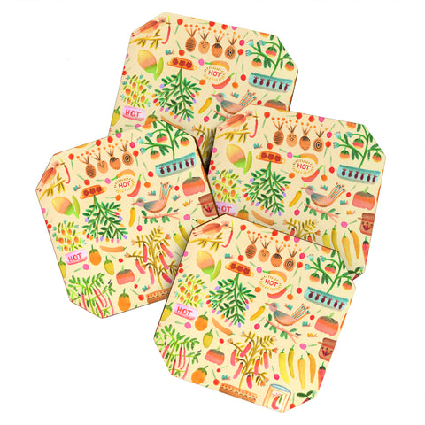 Gabriela Larios Salsa Picante Coaster Set