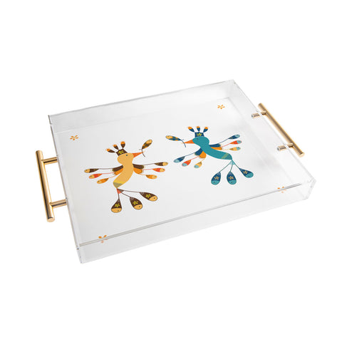 Gabriela Larios Tortolitas Couple New Acrylic Tray