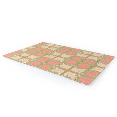 Gabriela Simon Art Nouveau Bohemian Peach Area Rug